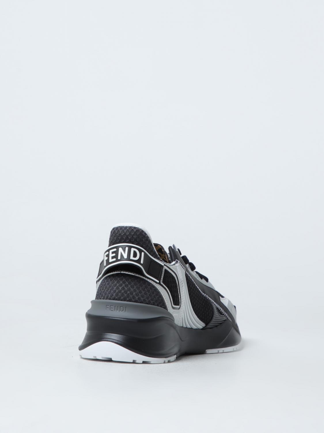 Giglio Sneakers Flow Fendi in mesh e pelle Ritorno libero