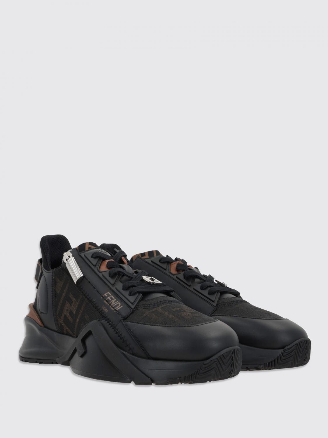 Giglio Sneakers Flow Fendi in tessuto FF e pelle Ultimo giorno