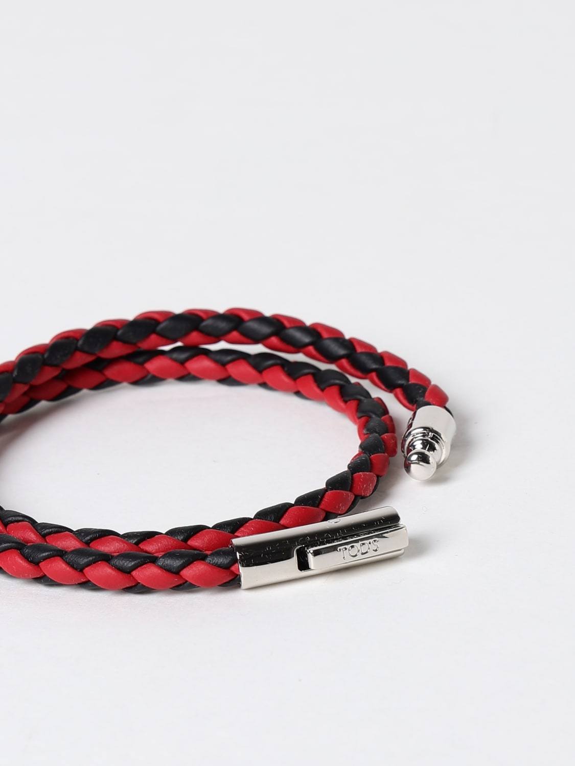 Giglio Bracciale in pelle di vitello intrecciata Tod's Trasporto libero internazionale
