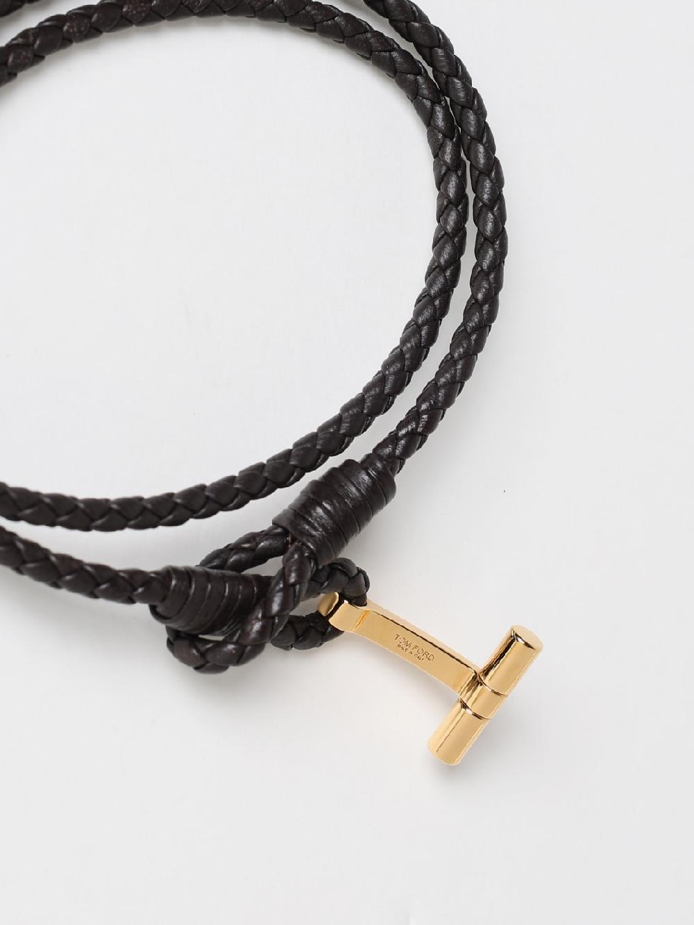 Giglio Bracciale Tom Ford in pelle intrecciata 2025