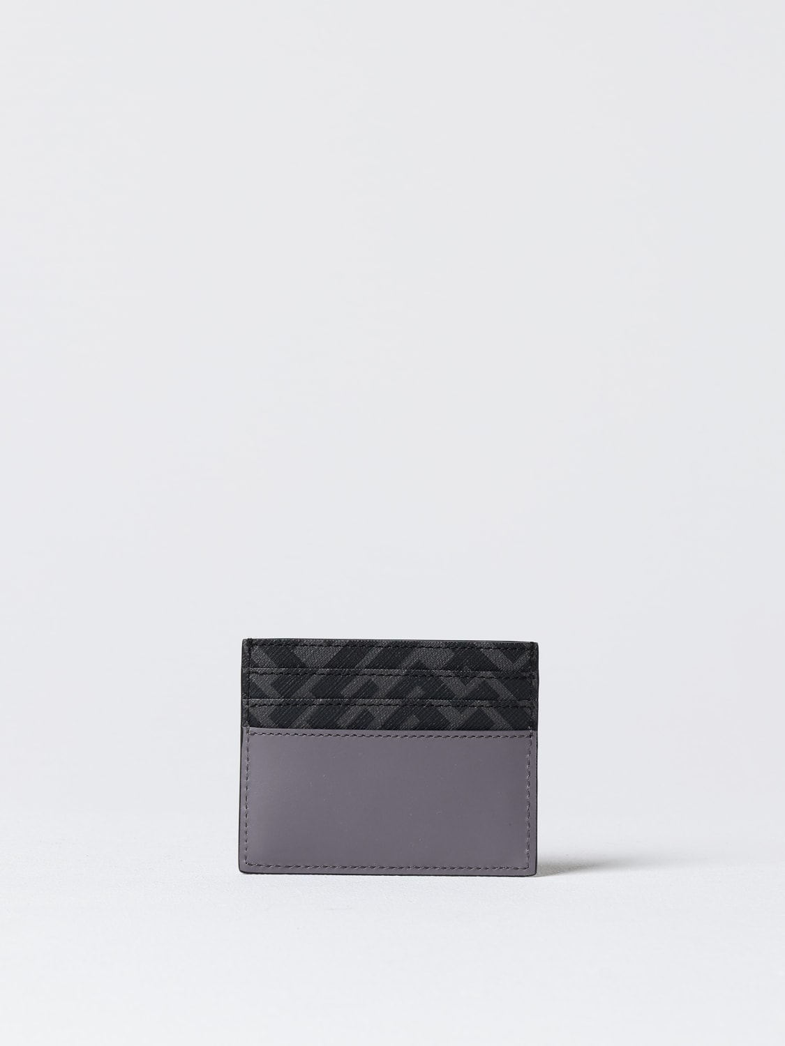 Giglio Portacarte di credito Fendi in pelle e cotone spalmato saffiano Spedizione Gratuita