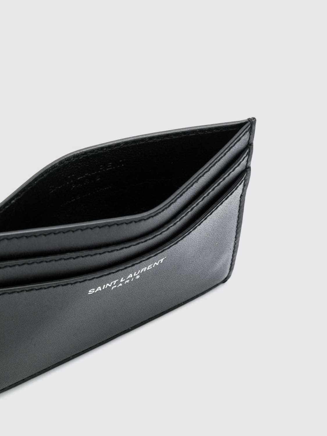 Giglio Portacarte di credito Saint Laurent in pelle Fino Al -60%