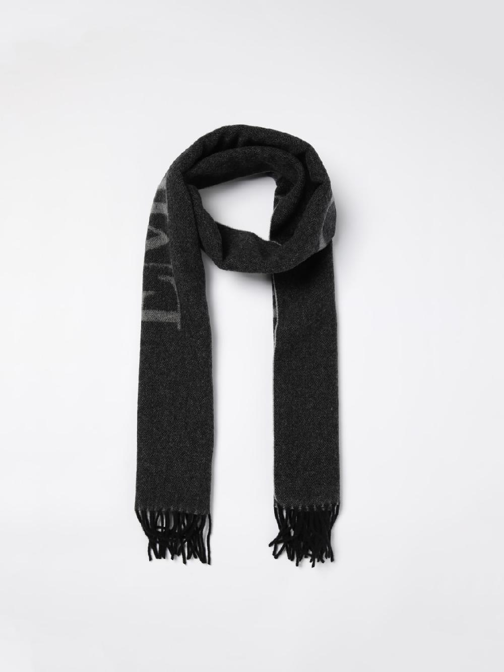 Giglio Sciarpa Emporio Armani in lana con logo jacquard Offerta