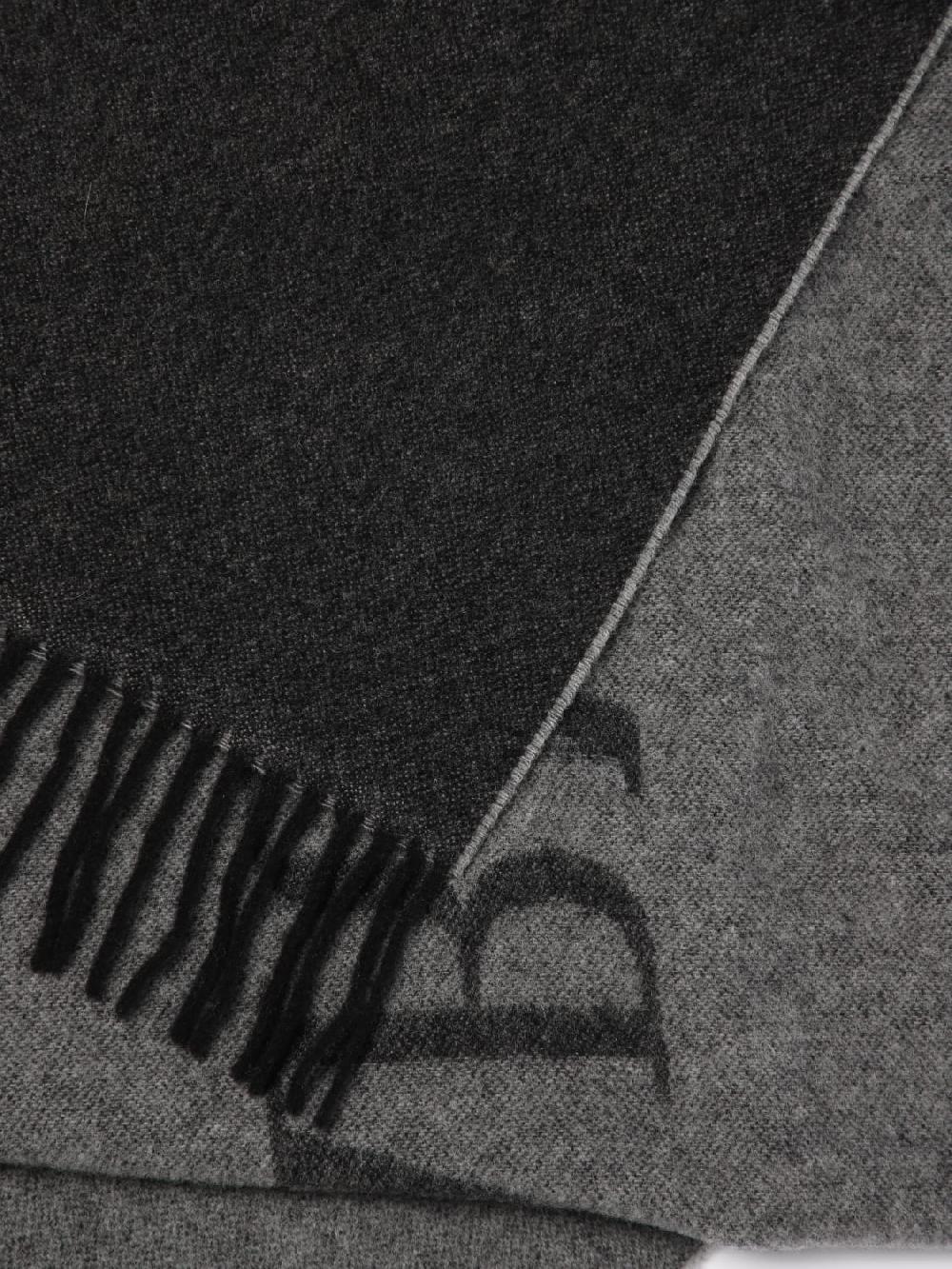 Giglio Sciarpa Emporio Armani in lana con logo jacquard Offerta