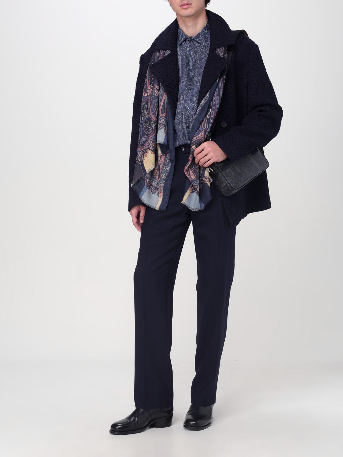 Giglio Sciarpa Etro in lana e seta con Paisley jacquard In Saldo