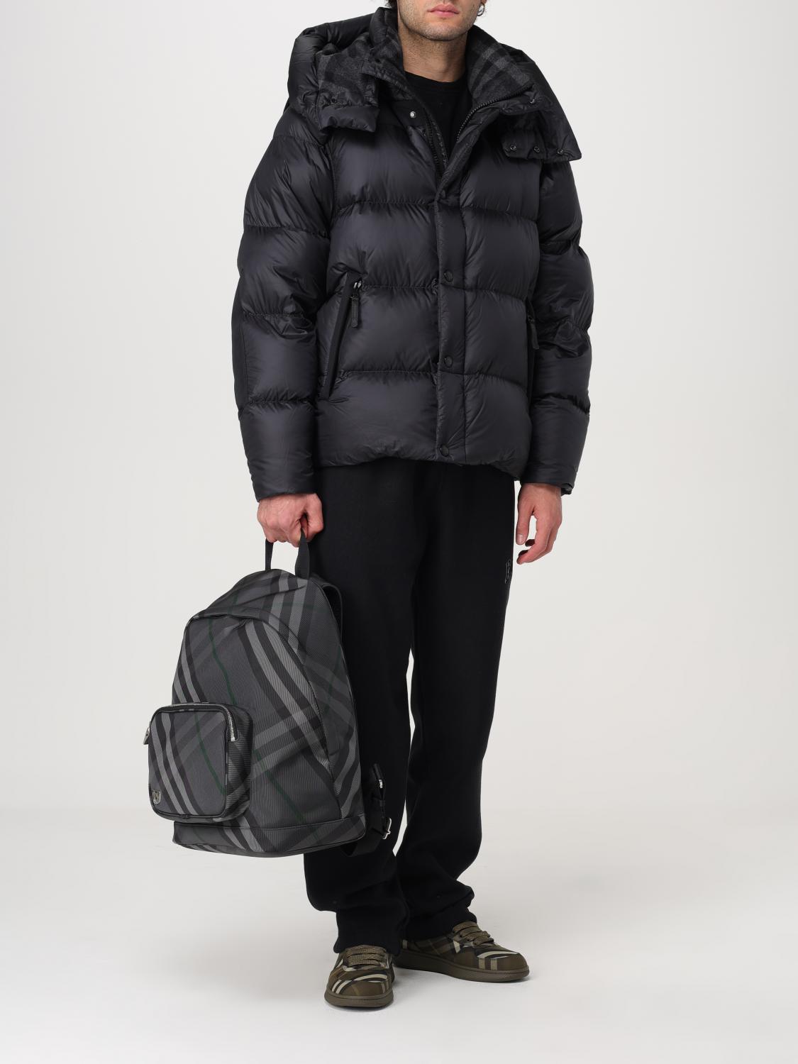 Giglio Zaino Grid Check Burberry in mesh jacquard Only for today