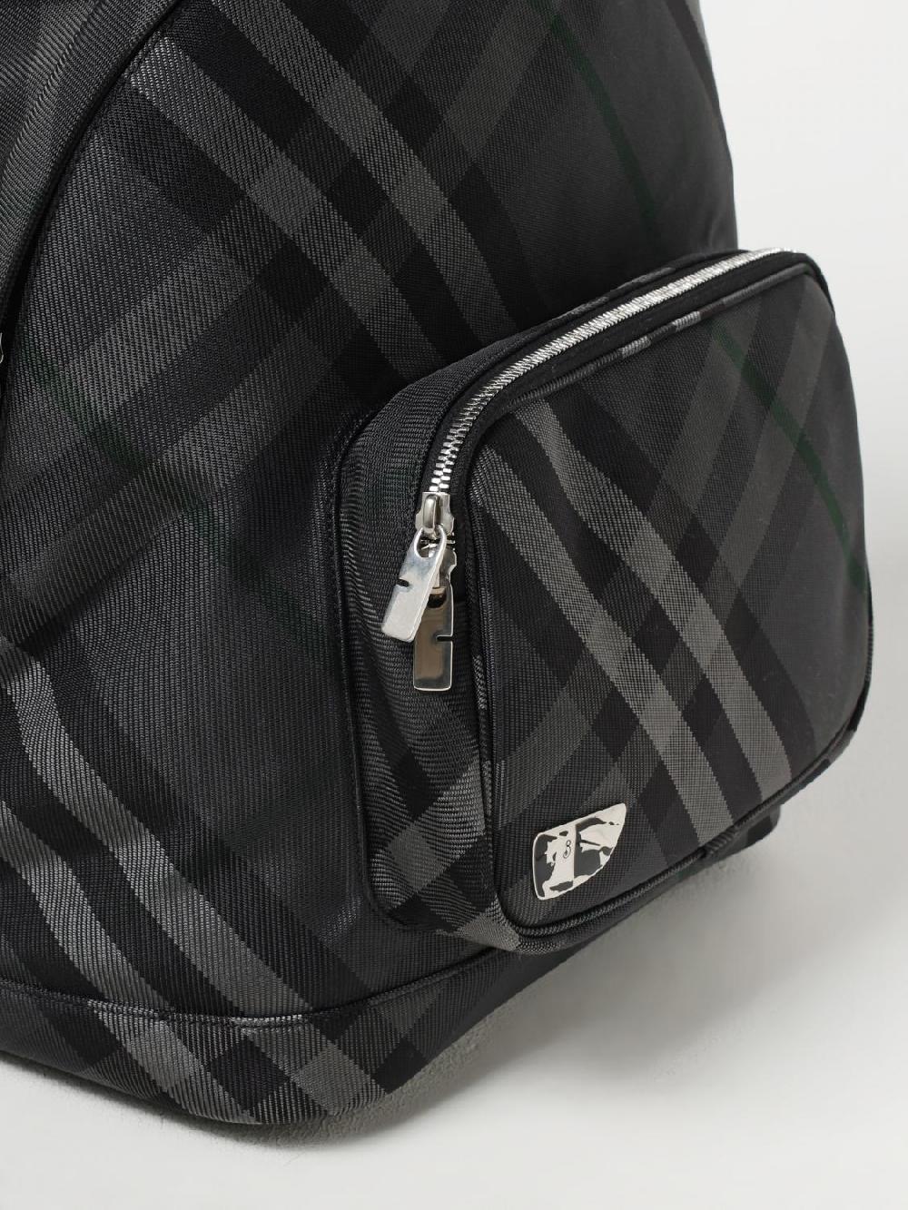 Giglio Zaino Grid Check Burberry in mesh jacquard Only for today