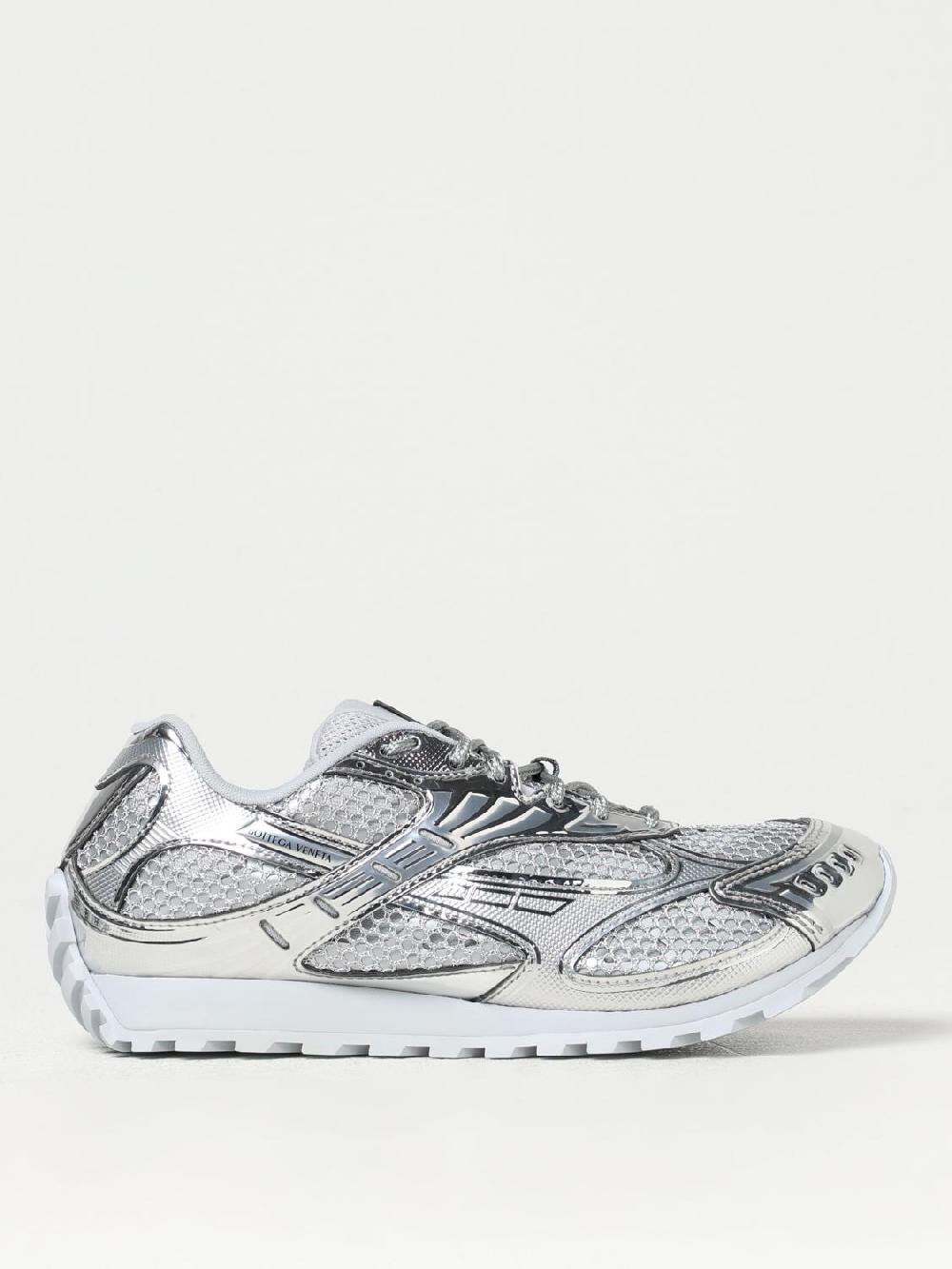 Giglio Sneakers Orbit Bottega Veneta in mesh e pelle sintetica laminata Sostegno trimestrale