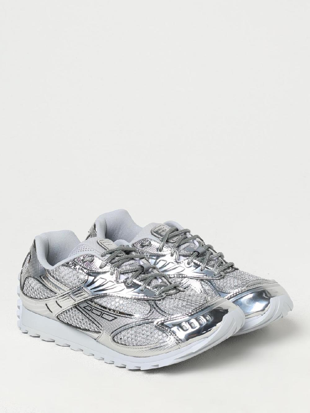 Giglio Sneakers Orbit Bottega Veneta in mesh e pelle sintetica laminata Sostegno trimestrale