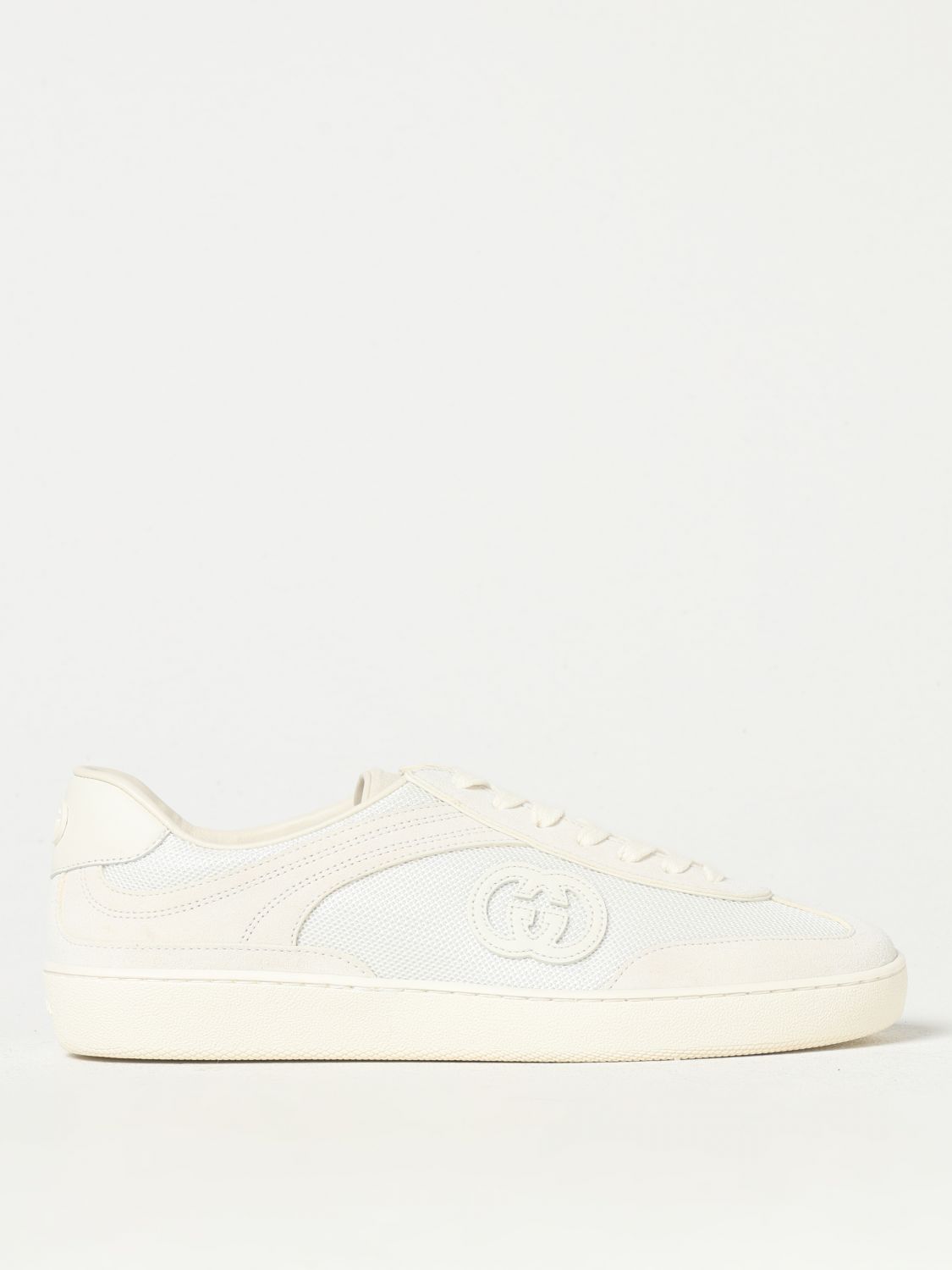 Giglio Sneakers GG Gucci in camoscio e mesh Italy