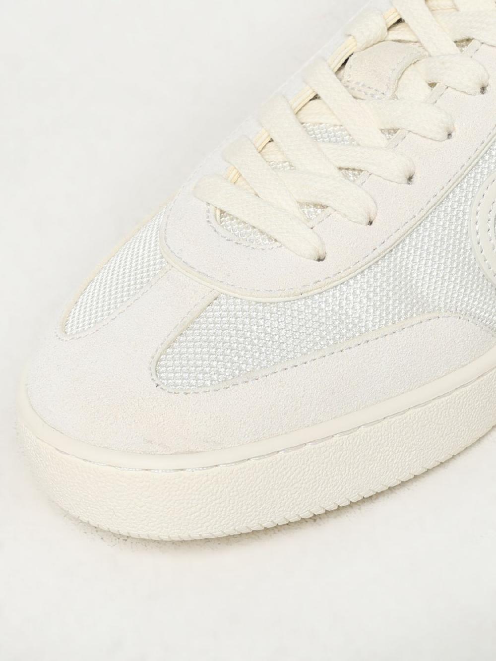 Giglio Sneakers GG Gucci in camoscio e mesh Italy