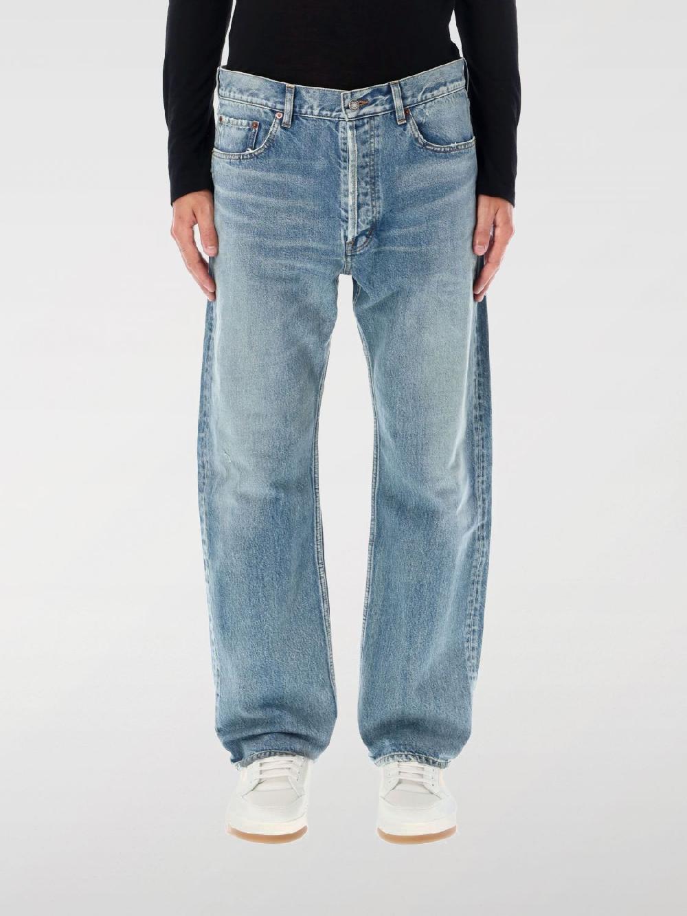 Giglio Jeans Saint Laurent in denim di cotone In Linea