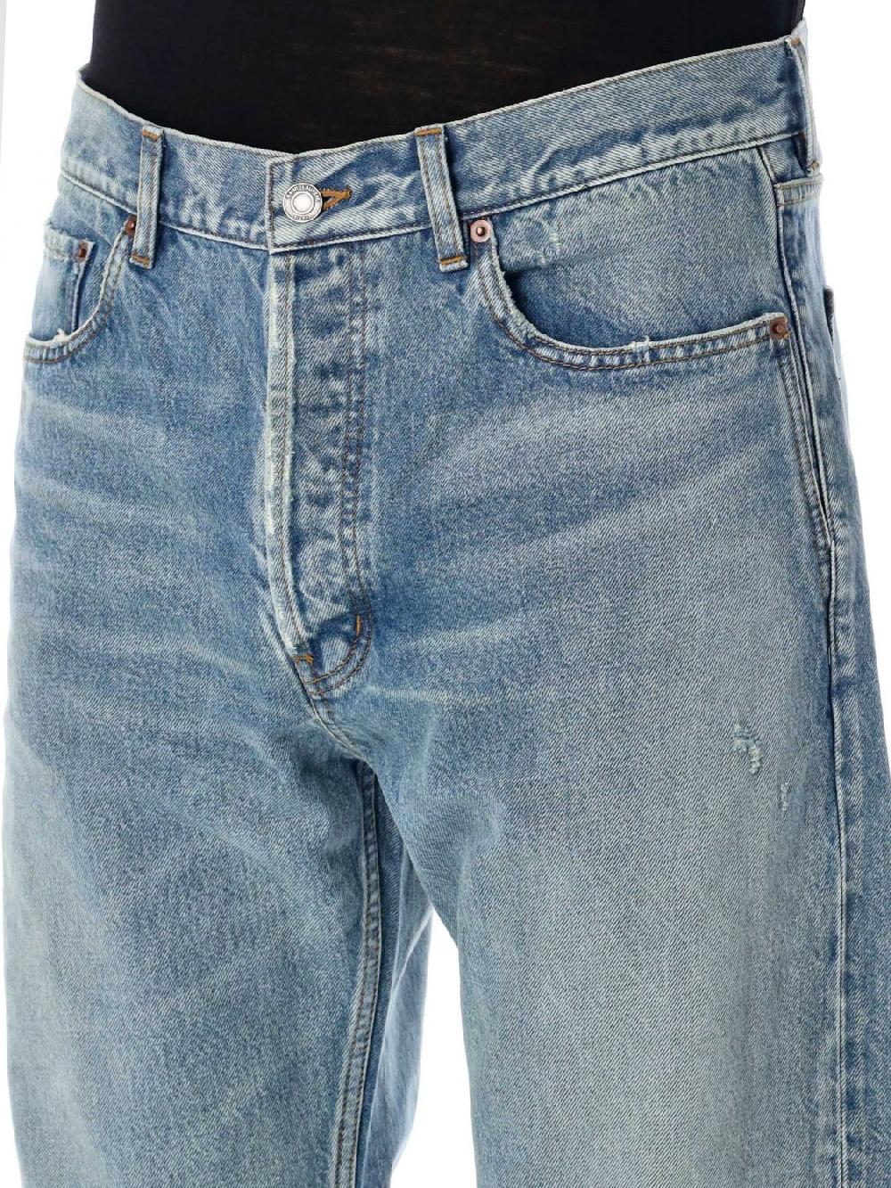 Giglio Jeans Saint Laurent in denim di cotone In Linea