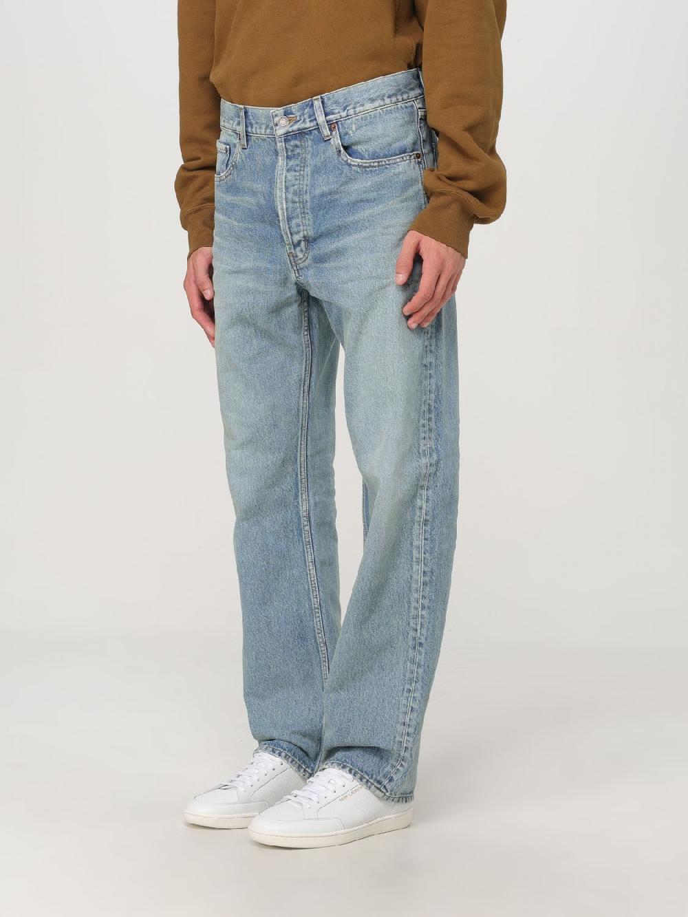 Giglio Jeans Saint Laurent in denim di cotone In Linea