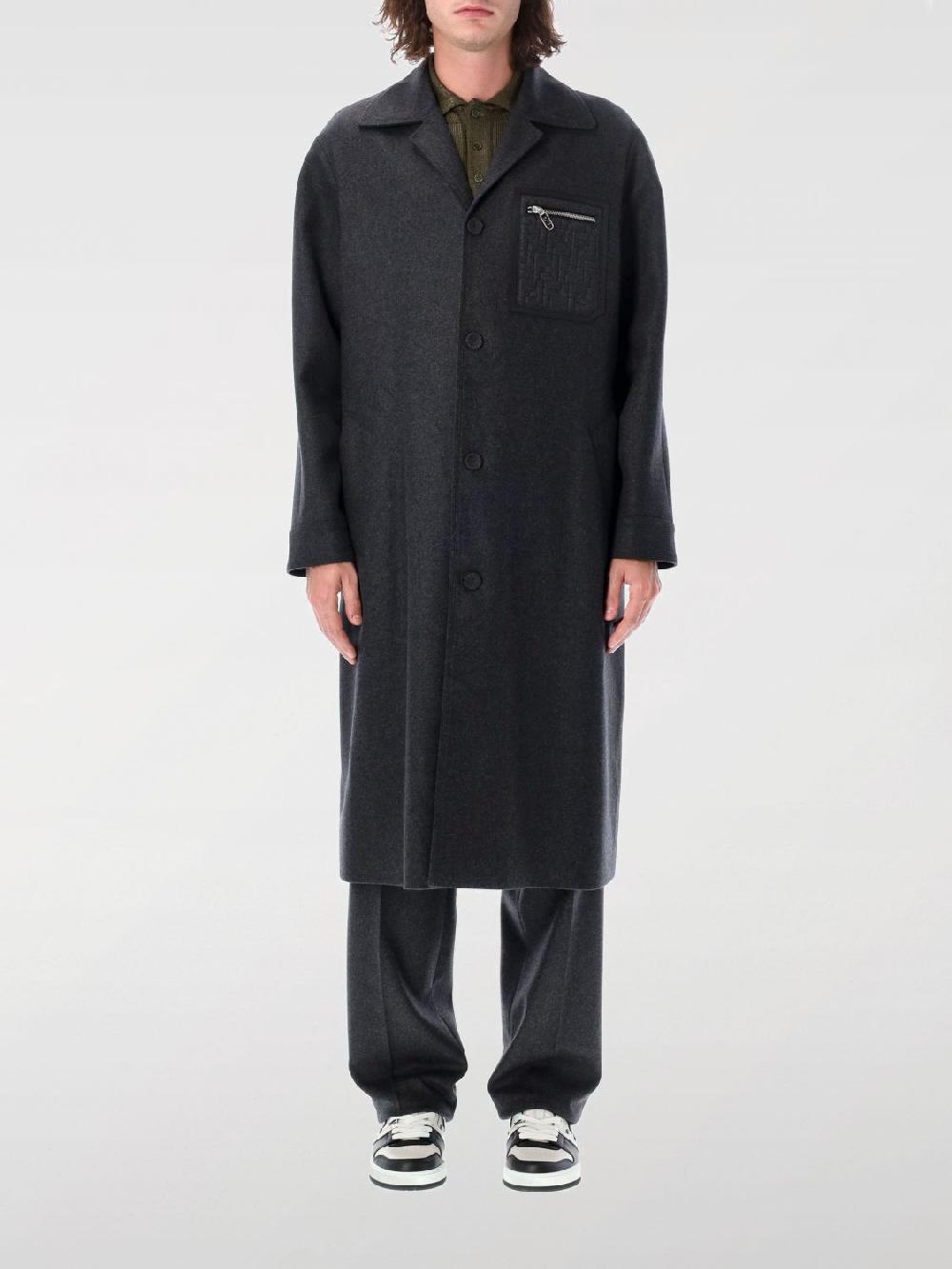 Giglio Cappotto Fendi in feltro