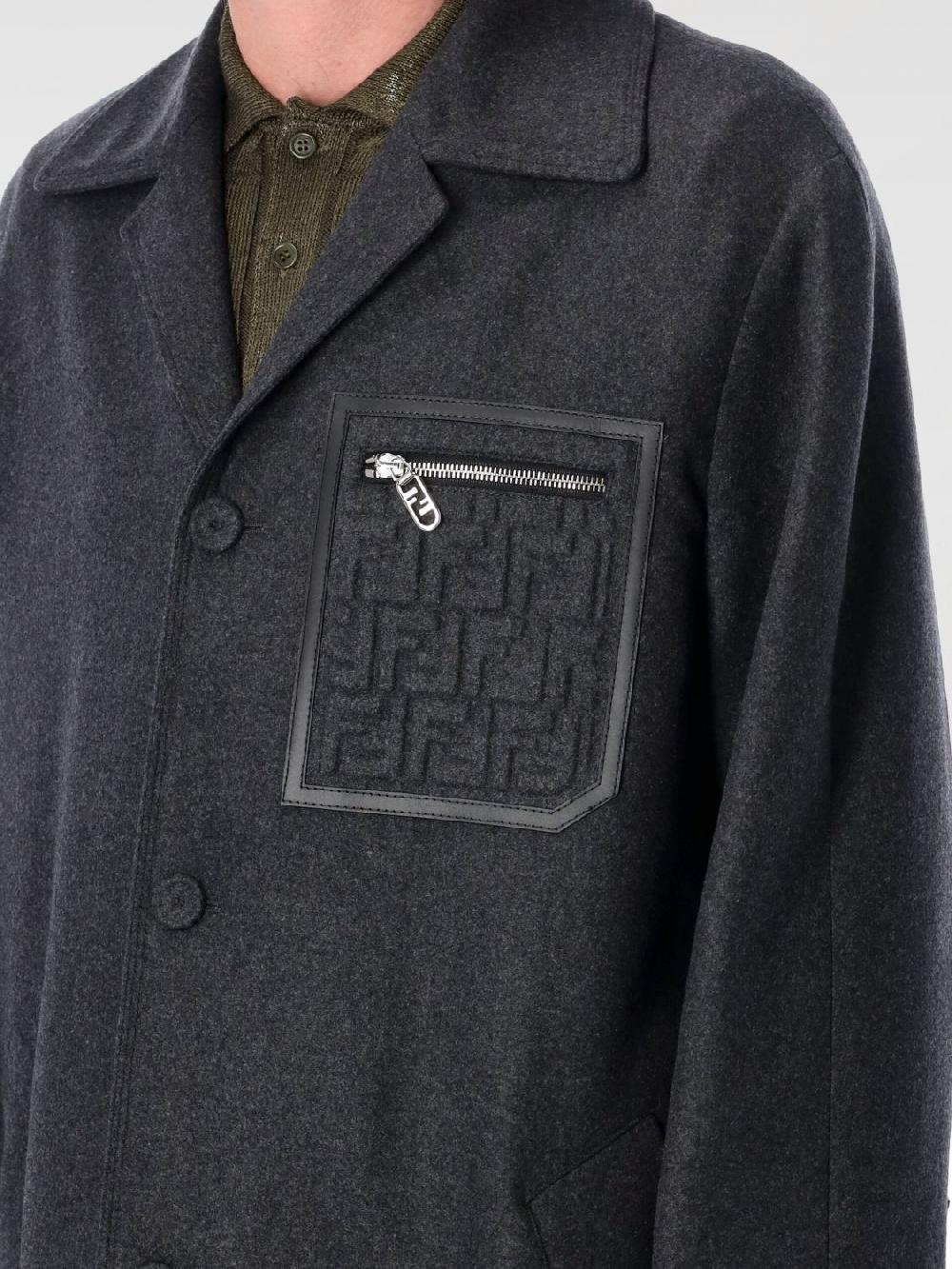 Giglio Cappotto Fendi in feltro Soddisfazione Garantita