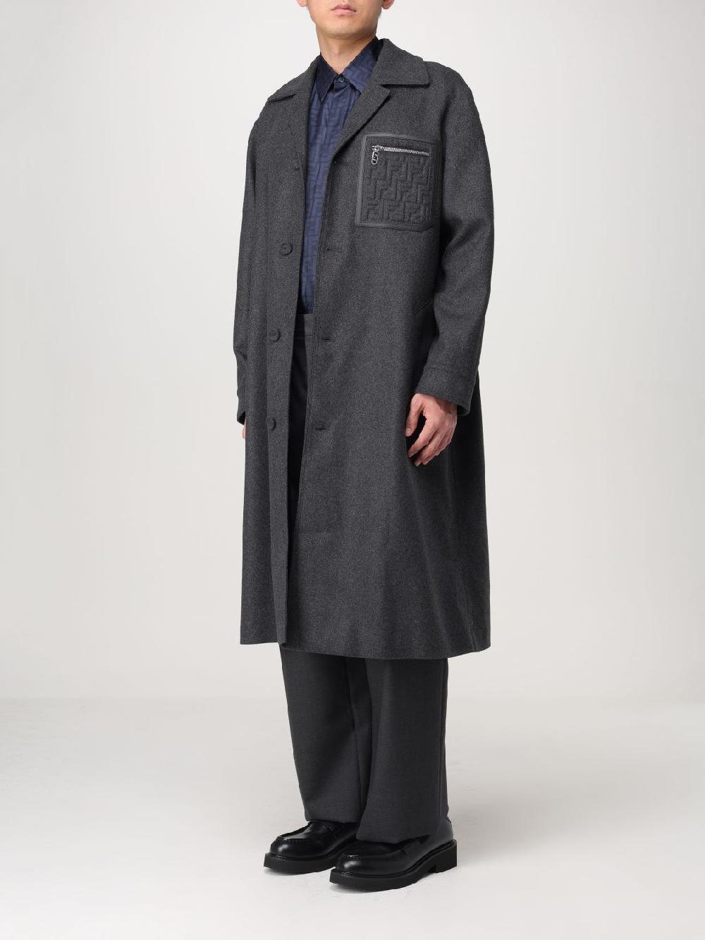 Giglio Cappotto Fendi in feltro Soddisfazione Garantita
