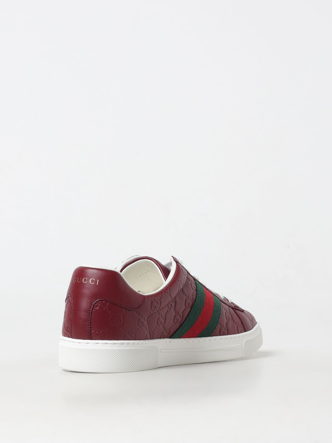 Giglio Sneakers Ace Gucci in pelle con monogram GG Negozi Online