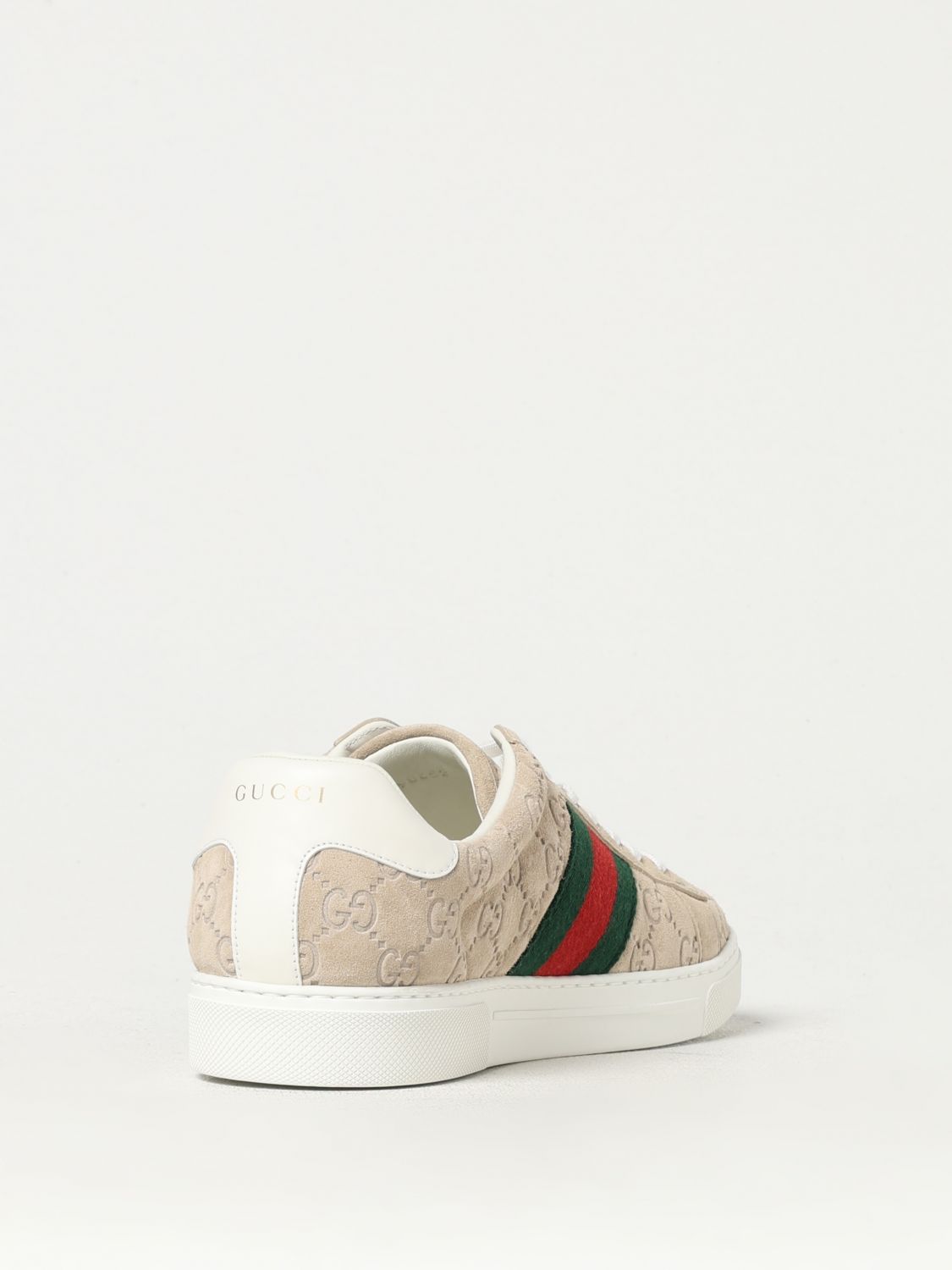 Giglio Sneakers Ace Gucci in camoscio con monogram GG Acquista Ora