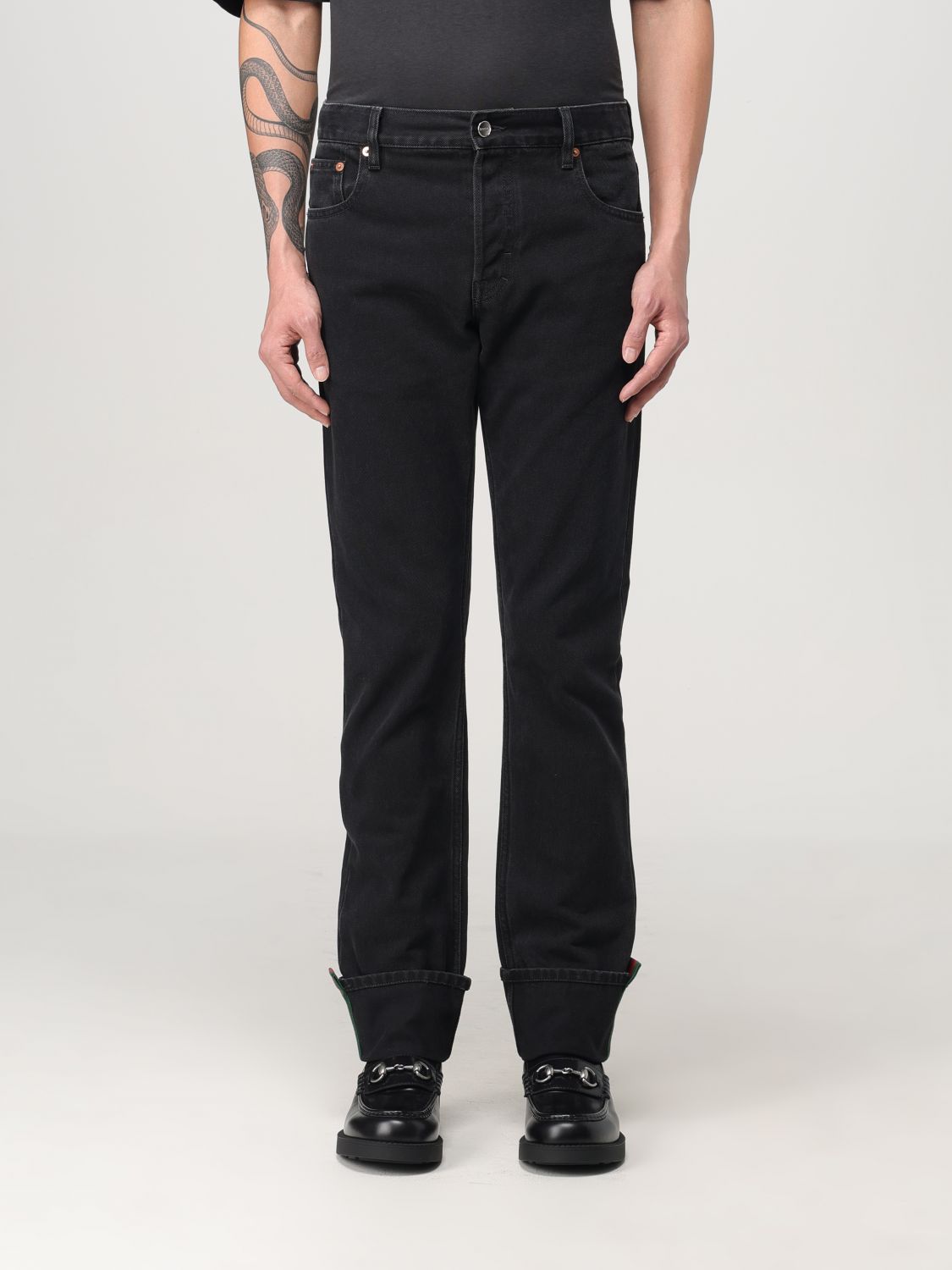Giglio Jeans Gucci in denim di cotone Saldi