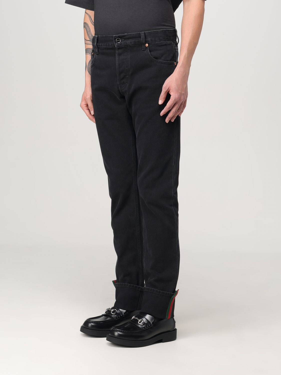 Giglio Jeans Gucci in denim di cotone Saldi