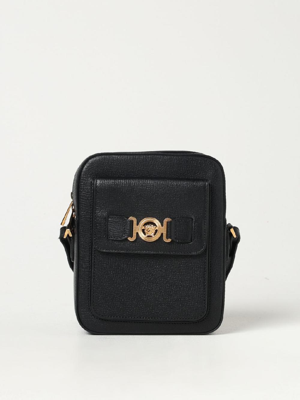 Giglio Borsa Biggie Versace in pelle con Medusa Versace Vendite Flash