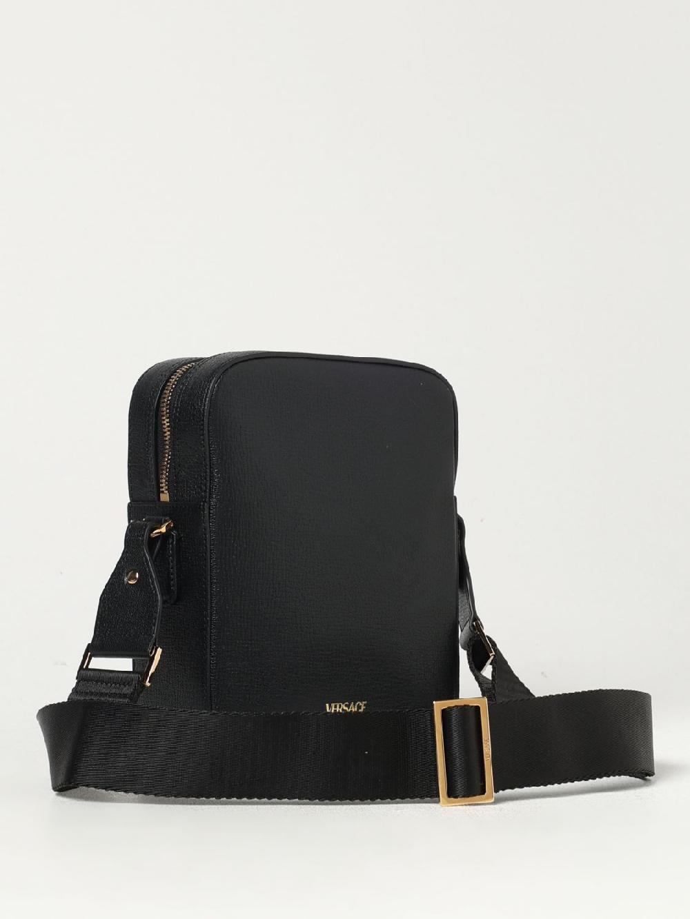 Giglio Borsa Biggie Versace in pelle con Medusa Versace Vendite Flash