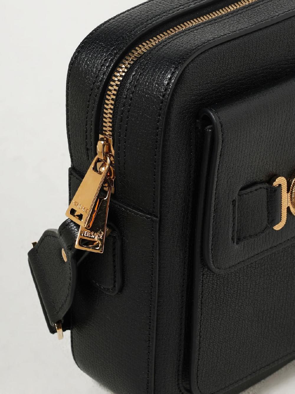 Giglio Borsa Biggie Versace in pelle con Medusa Versace Vendite Flash
