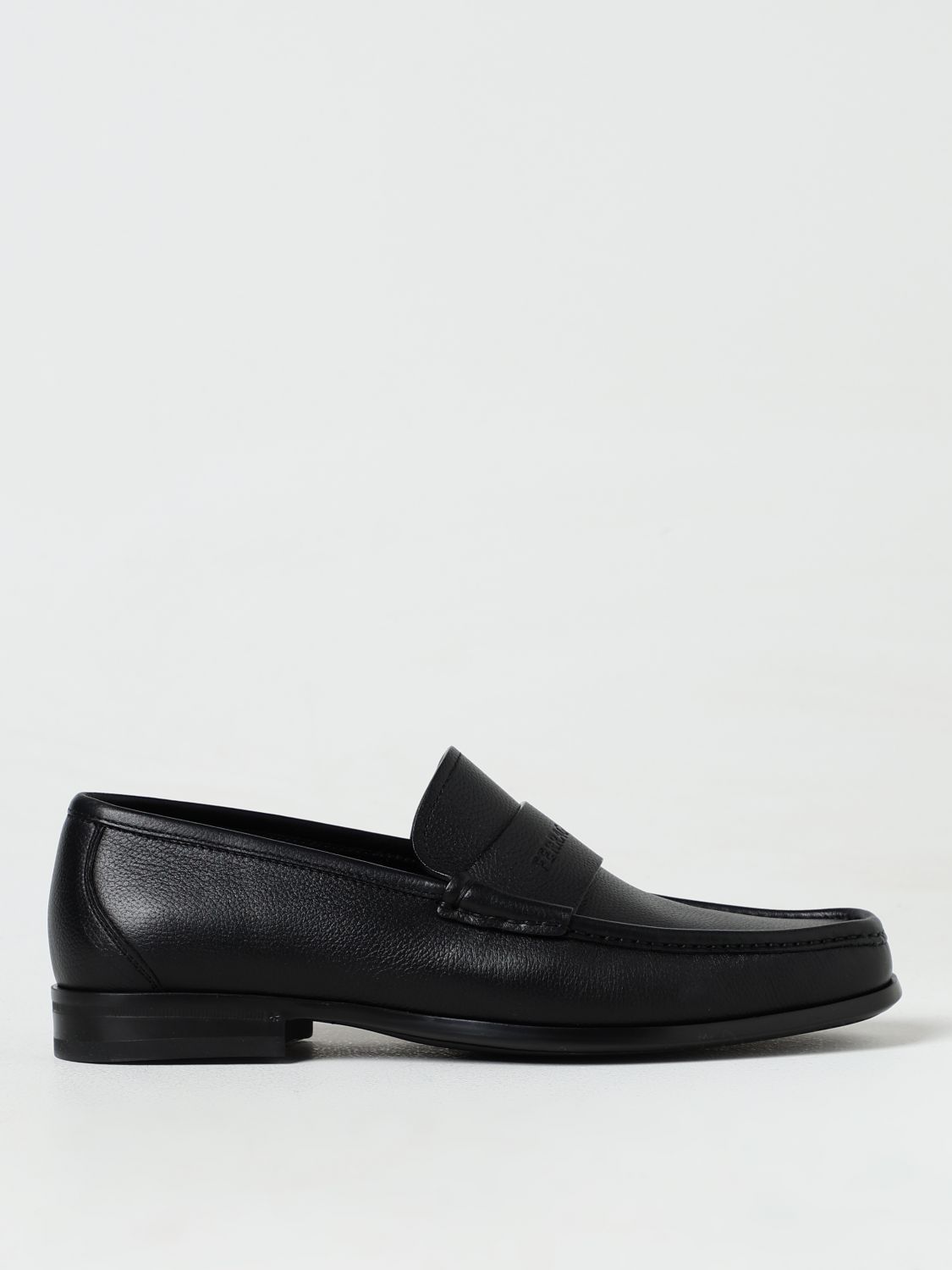 Giglio Mocassino Ferragamo in pelle a grana In Saldo