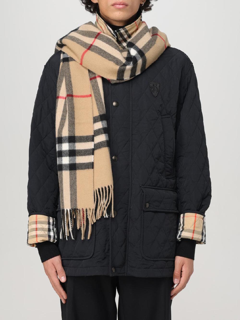 Giglio Sciarpa Vintage Check Burberry in cashmere jacquard Spedizione gratuita