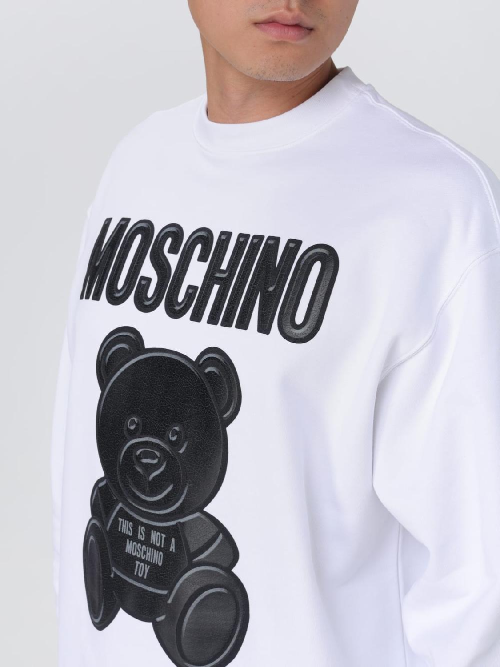 Giglio Felpa Moschino Couture in cotone stretch Offerta speciale