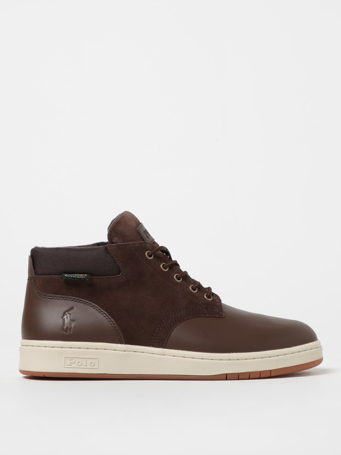 Giglio Sneakers Boot Polo Ralph Lauren in pelle Flash Sale