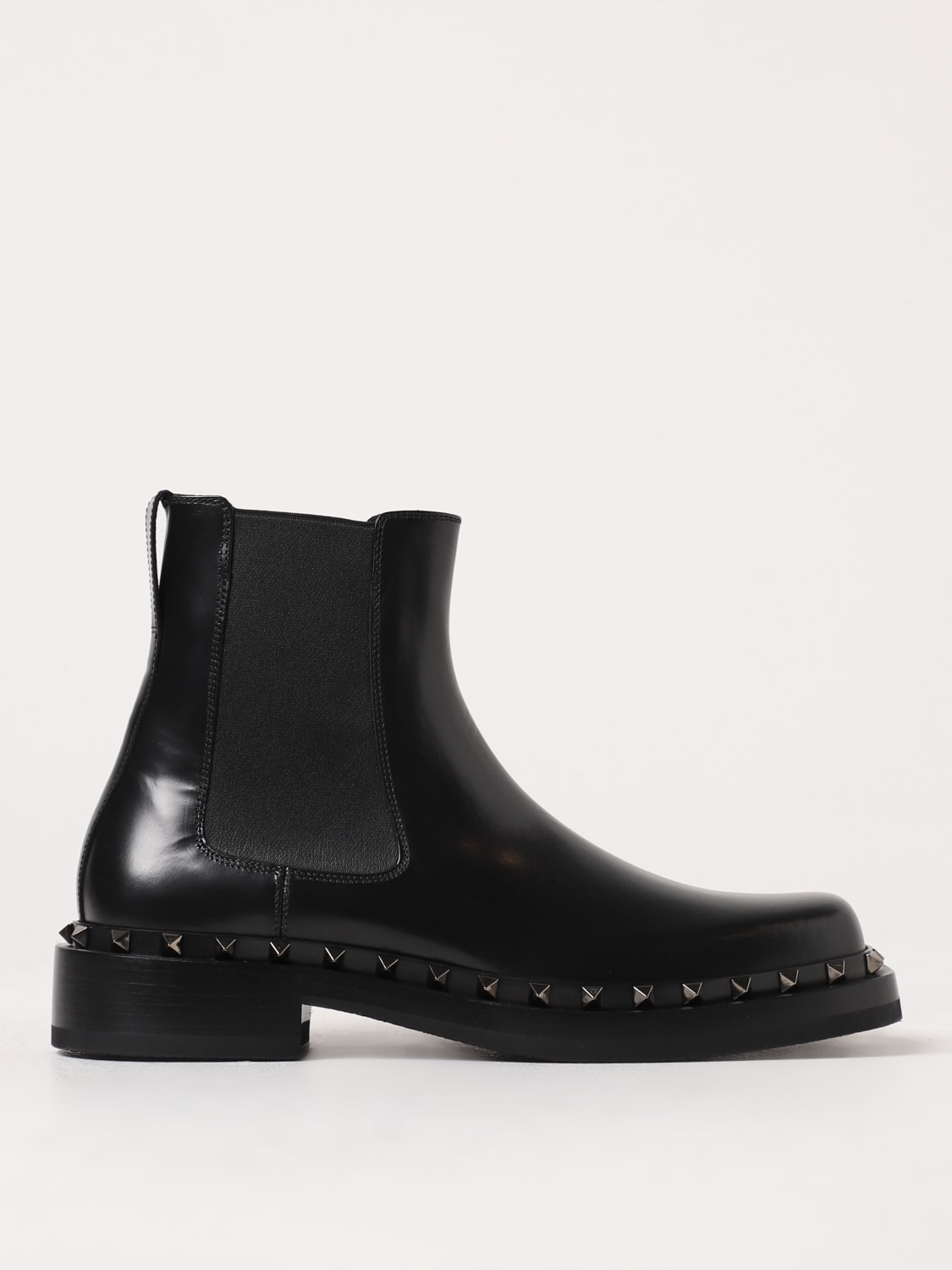 Giglio Stivaletto Valentino Garavani in pelle con Studs
