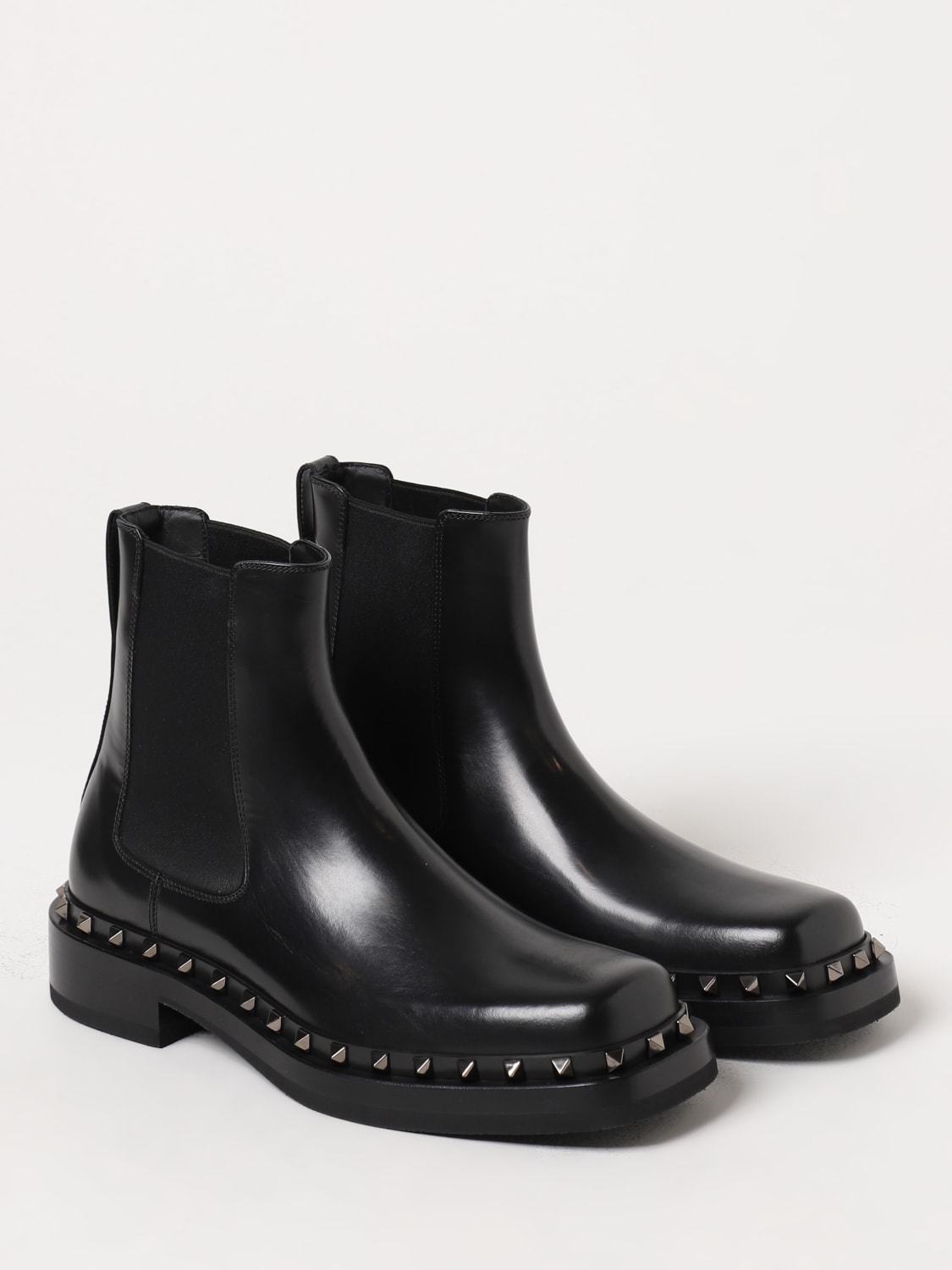 Giglio Stivaletto Valentino Garavani in pelle con Studs Offerta esclusiva