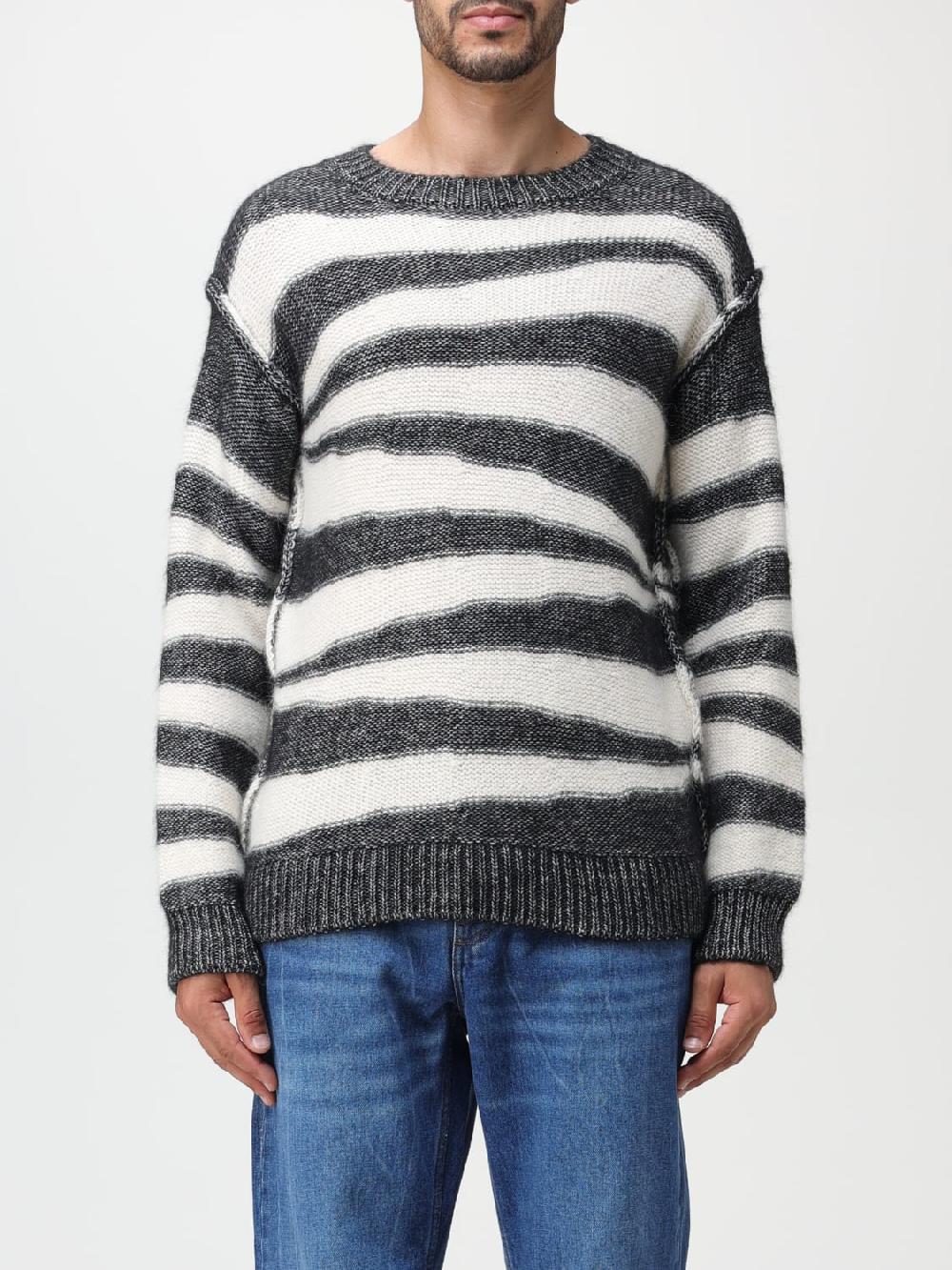 Giglio Maglione A.P.C. in cotone e lana d'Alpaca con motivo a righe Offerta Anniversario