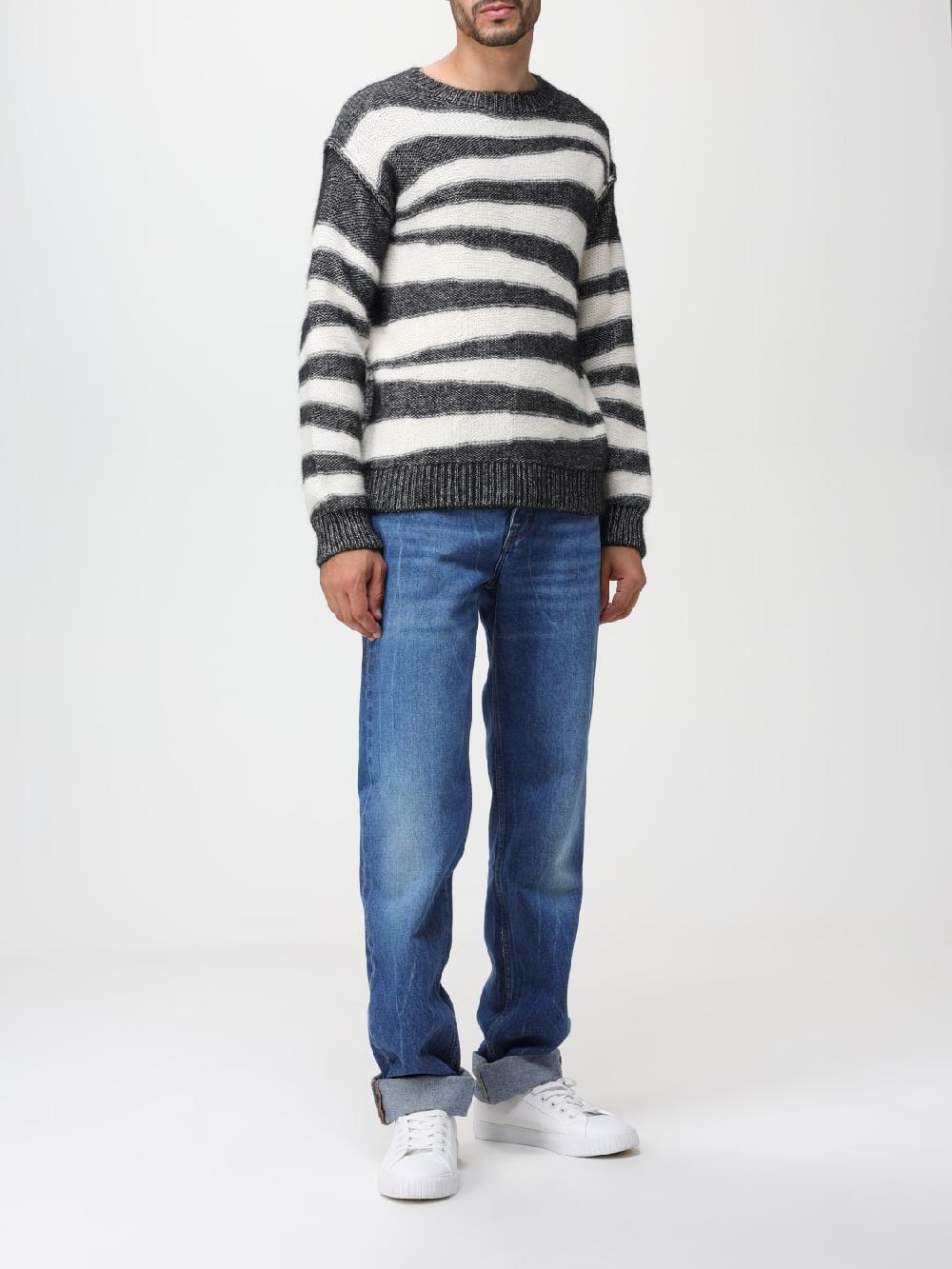 Giglio Maglione A.P.C. in cotone e lana d'Alpaca con motivo a righe Offerta Anniversario