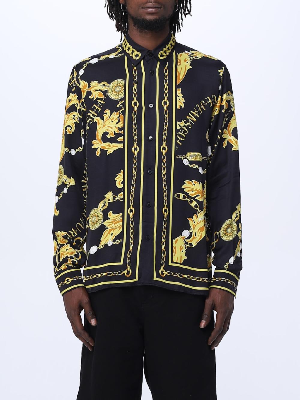Giglio Camicia Versace Jeans Couture in viscosa Smaltimento dello stoccaggio
