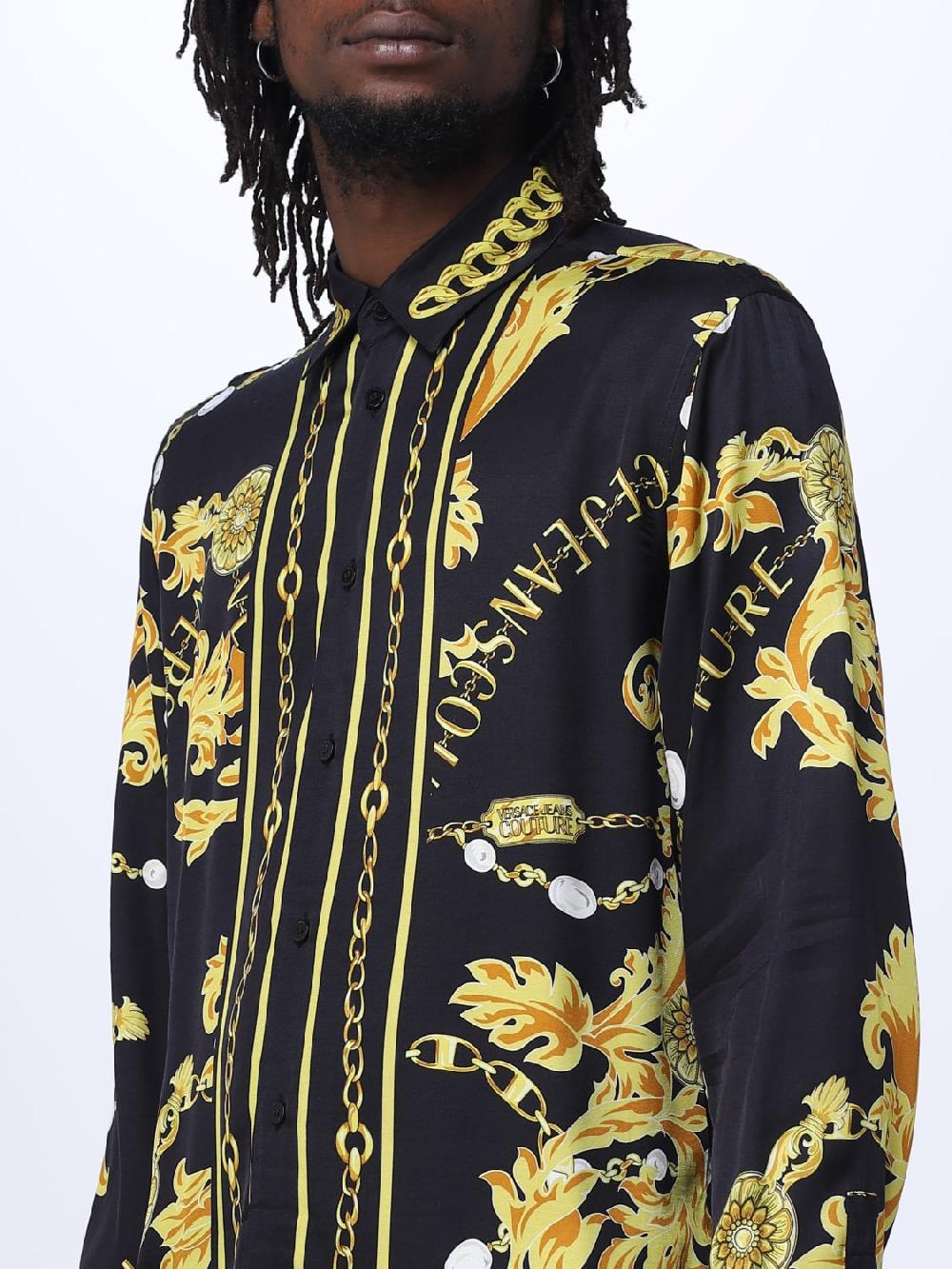 Giglio Camicia Versace Jeans Couture in viscosa Smaltimento dello stoccaggio