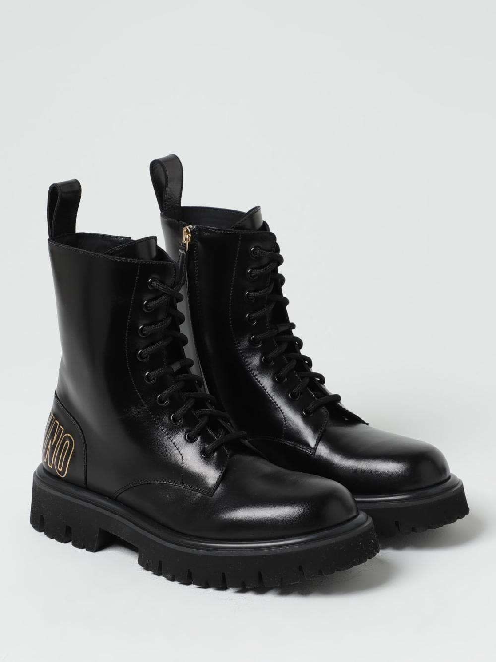 Giglio Stivaletto Moschino Couture in pelle con zip Offerta migliore
