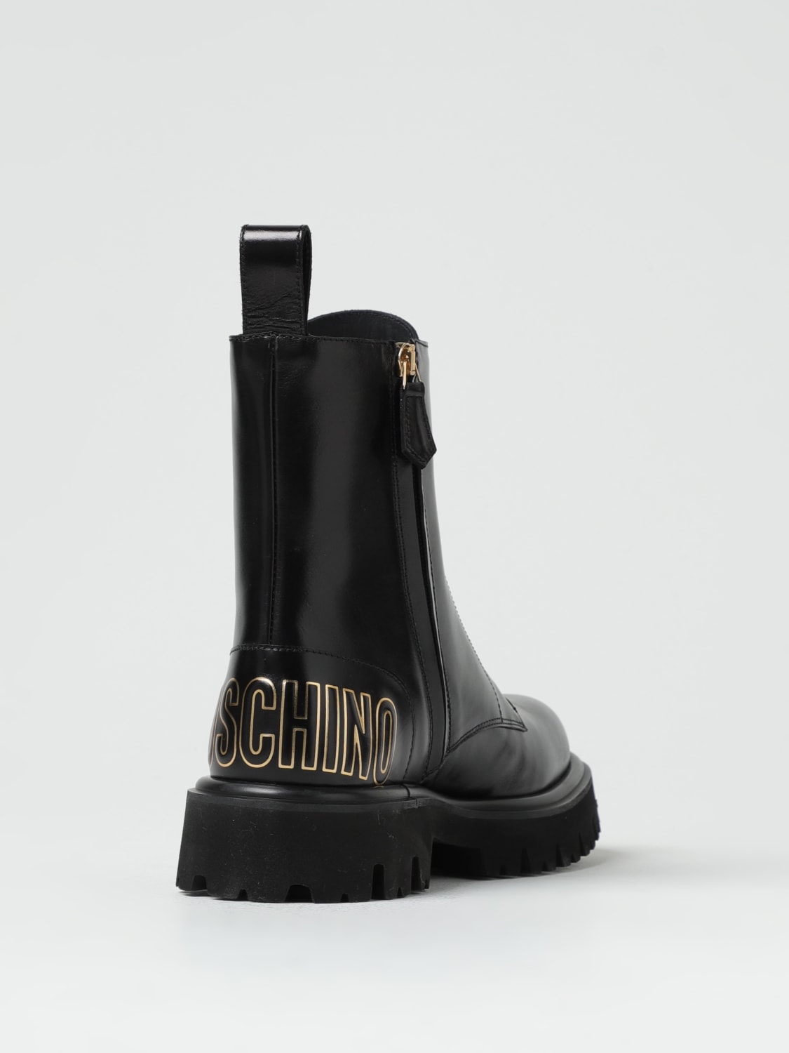 Giglio Stivaletto Moschino Couture in pelle con zip Offerta migliore