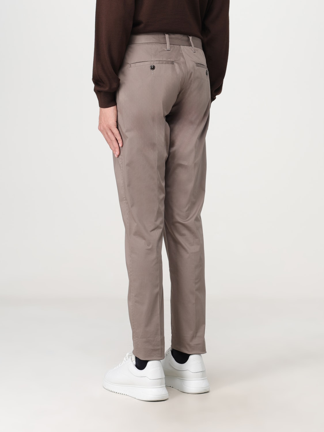 Giglio Pantalone Emporio Armani in cotone stretch Liquidazione