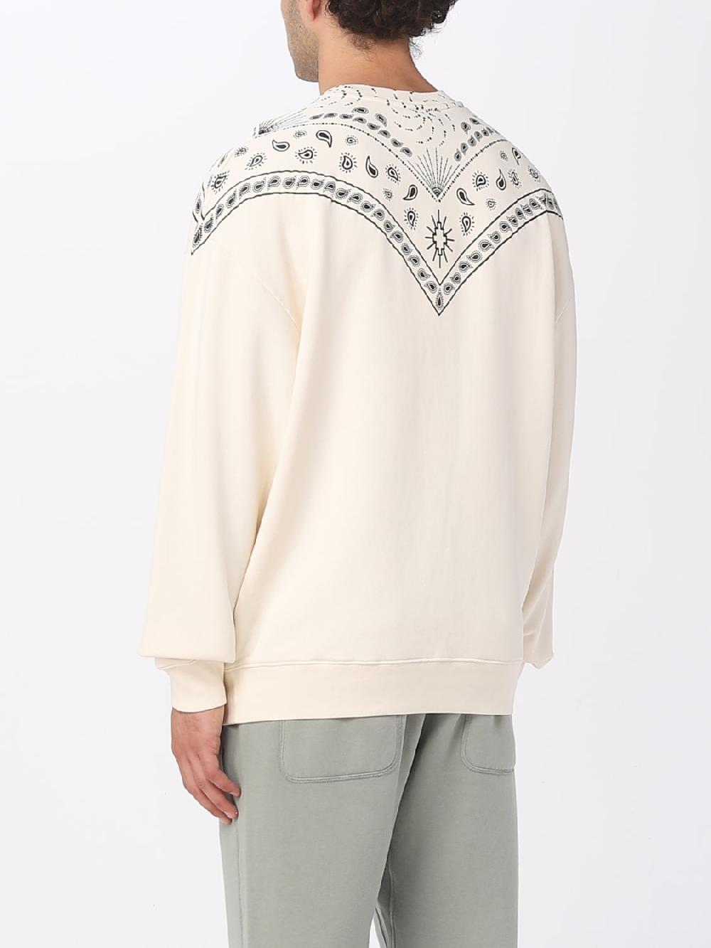 Giglio Felpa Marcelo Burlon County Of Milan in cotone con stampa Offerte speciali