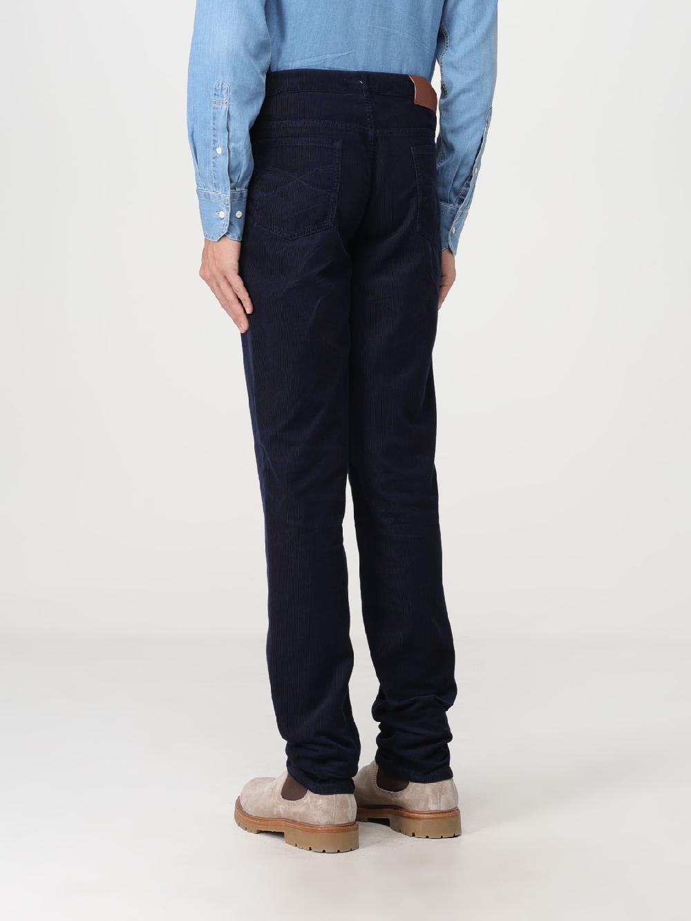 Giglio Pantalone Brunello Cucinelli in velluto a costine Promozione temporanea
