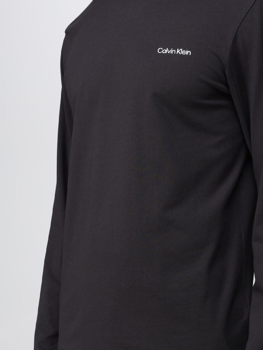 Giglio T-shirt Calvin Klein in cotone stretch con logo Shopping Online