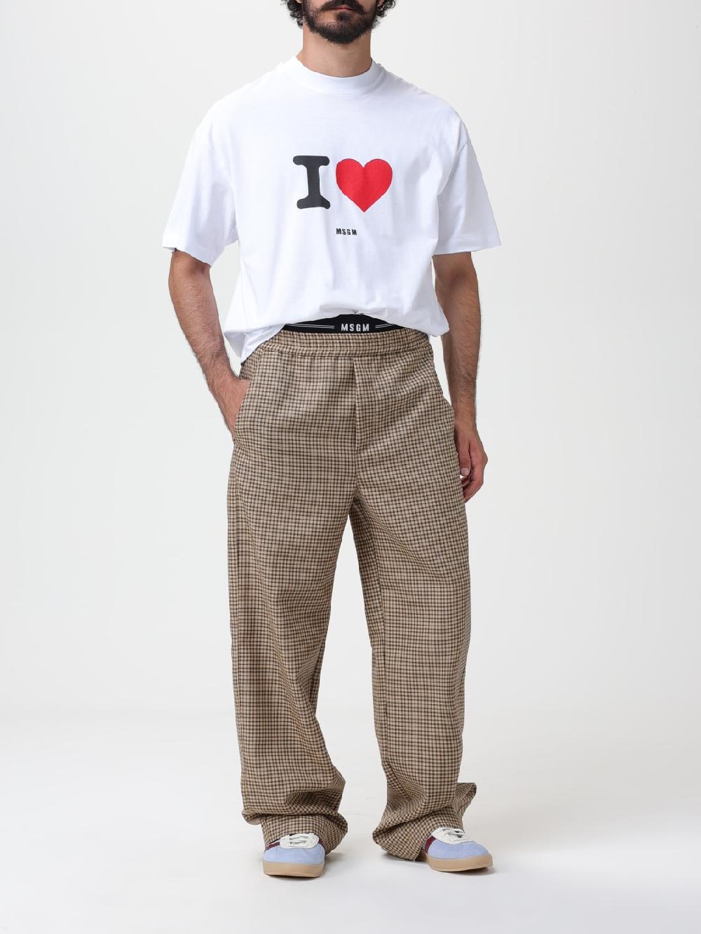 Giglio T-shirt MSGM in cotone Presa