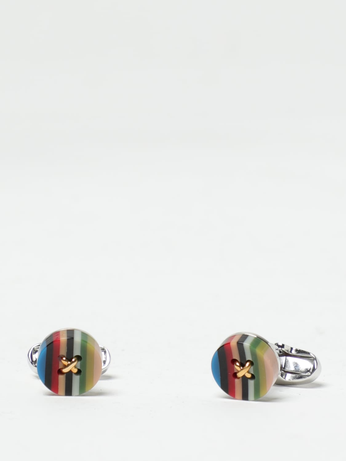 Giglio Gemelli Bottone Paul Smith in metallo e resina multicolor Economico