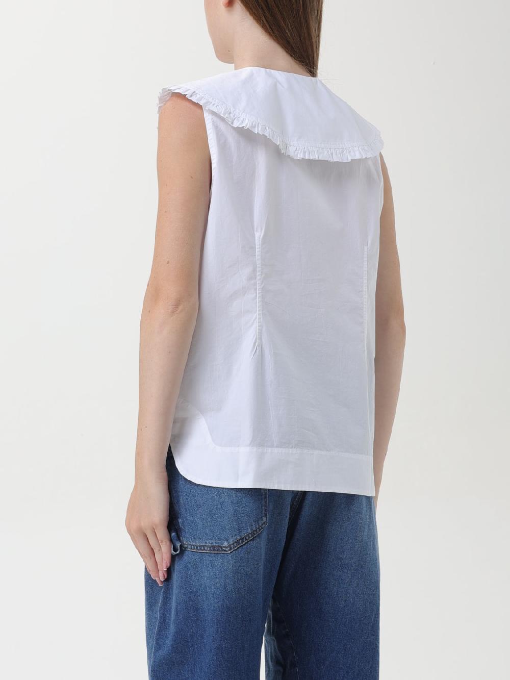 Giglio Camicia in popeline di cotone Ganni Outlet