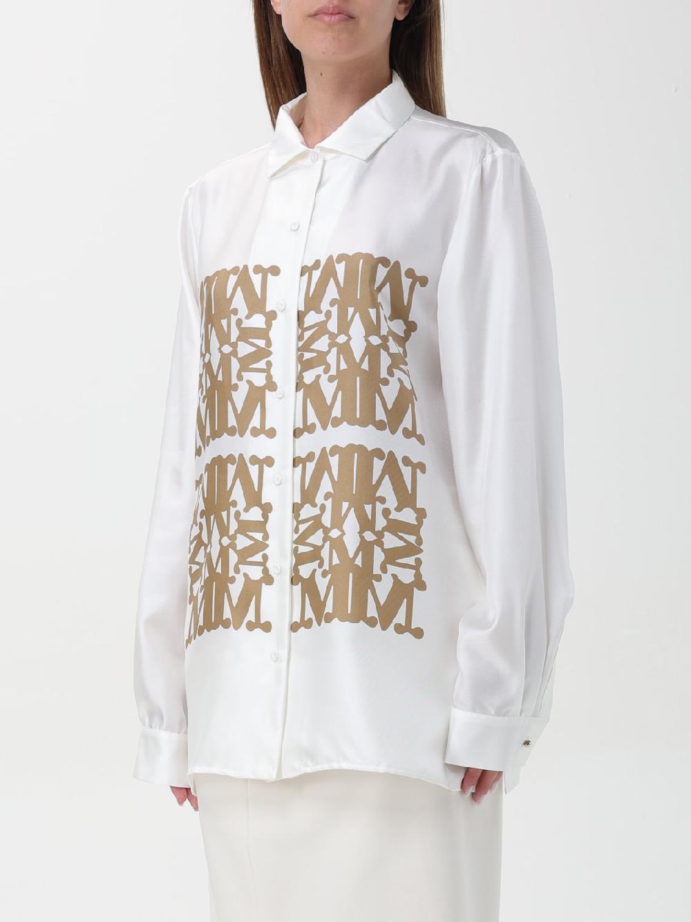 Giglio Camicia Monogram Max Mara di seta Negozio