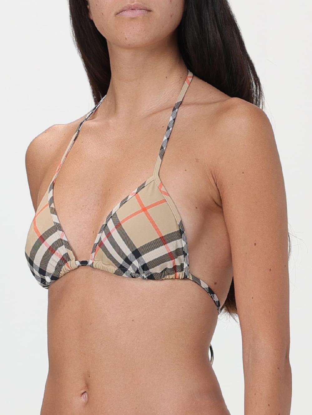 Giglio Costume Bikini Top Burberry check Sconto di tempo limitato