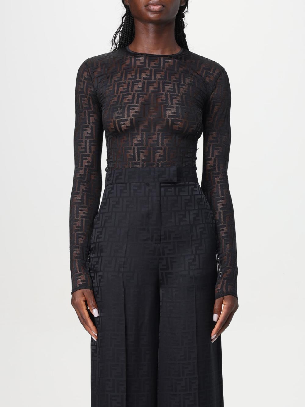 Giglio Body FF Fendi in tessuto stretch Prezzo di fabbrica